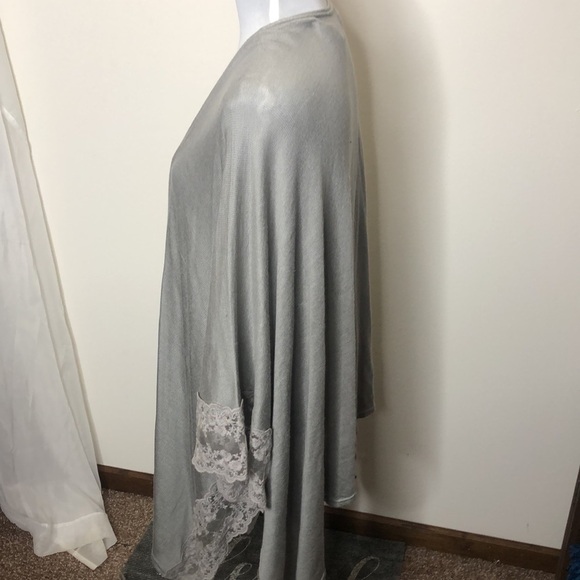 Lauren Conrad women’s long light grey Lacy shal cardigan​ - Picture 5 of 7